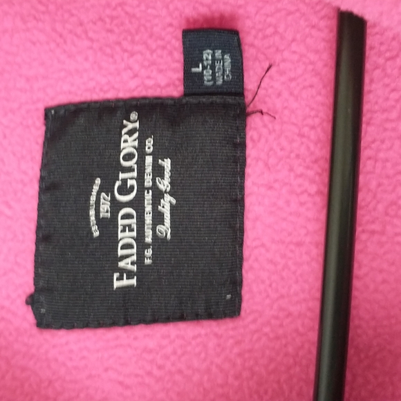 Faded Glory large pink black - Picture 4 of 9